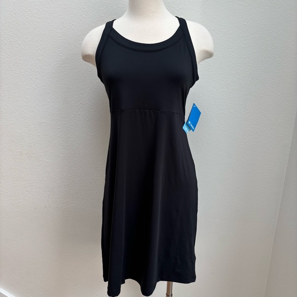 Columbia Cold Bay Dress Racerback Athletic Sleeveless Tennis Black Size Small - Picture 1 of 9